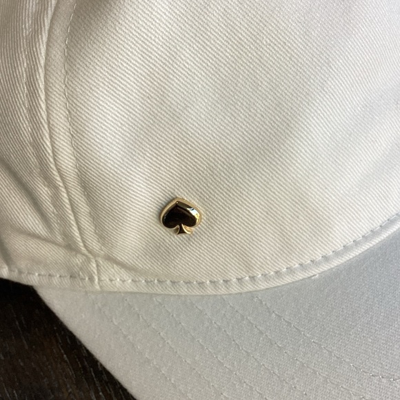 Kate Spade White Bow Baseball Cap NWT - Picture 7 of 7